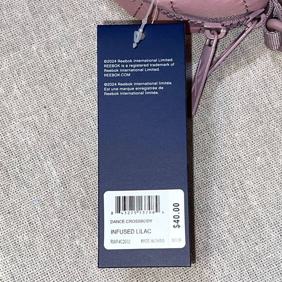 Reebok Infused Lilac Dance Crossbody Bag NWT - Picture 9 of 9